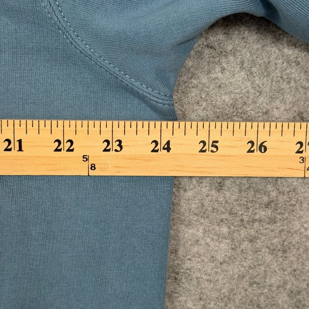 Vintage Polo Ralph Lauren Rugby Hoodie Sweatshirt XL Blue Pony Faded 90s Y2K